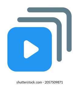 Online streaming platform media group curated list