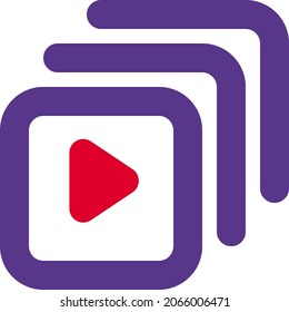 Online streaming platform media group curated list
