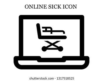 online Stretcher icon. Editable online Stretcher icon for web or mobile.