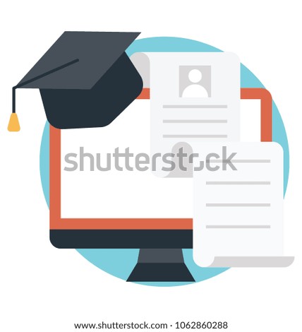 
Online student demographic and Scholarship document icon

