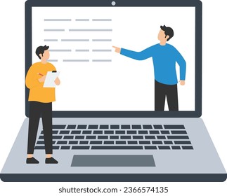 Online study, Home schooling or e-learning while at home in social distancing Coronavirus COVID-19 outbreak, Studying at home with online laptop
