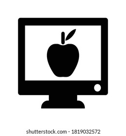 online study icon.online,study (vector illustration)