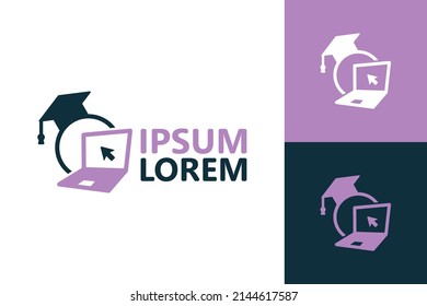 Vector de diseño de plantillas de logotipo de estudio en línea
