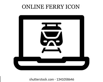 online Subway icon. Editable online Subway icon for web or mobile.