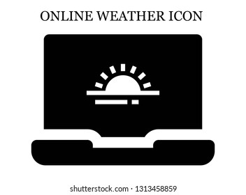 online Sunrise icon. Editable online Sunrise icon for web or mobile.