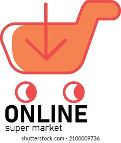 Online Super Market Logo Design 