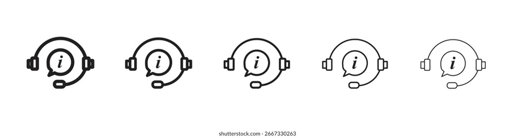 Online-Support-Symbol-Design, Logo, App, Benutzeroberfläche. Vektorgrafik, EPS