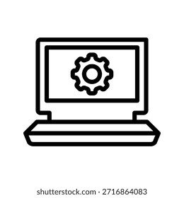 Icono de Asistencia en línea, Vector de línea