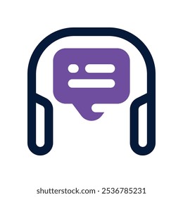Symbol für den Online-Support. Vektorsymbol mit zwei Tönen für Ihre Website, Ihr Handy, Ihre Präsentation und Ihr Logo-Design.