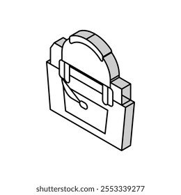 Icono isométrico de Asistencia en línea. Vector de Asistencia en línea. Ilustración de símbolo aislado