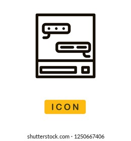 Online support vector icon