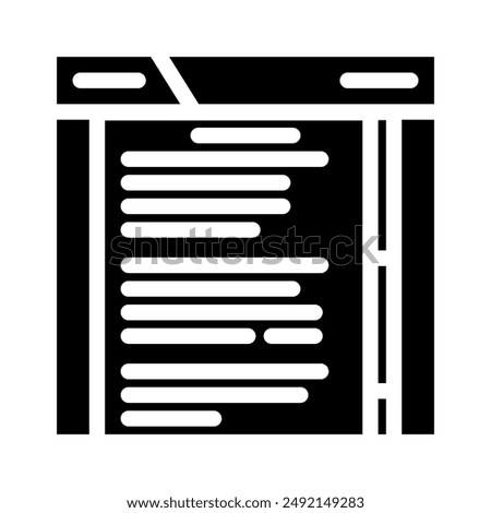 online survey glyph icon vector. online survey sign. isolated symbol illustration