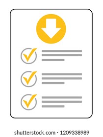 Online survey on the tablet