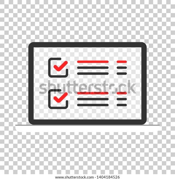 Online survey questionnaire icon