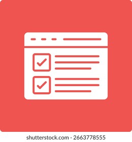 Ícone de vetor de Pesquisa Online. Pode ser usado para impressão, aplicativos móveis e da Web.