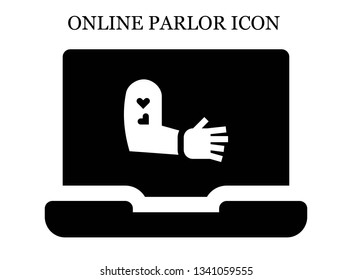 online Tattoo icon. Editable online Tattoo icon for web or mobile.