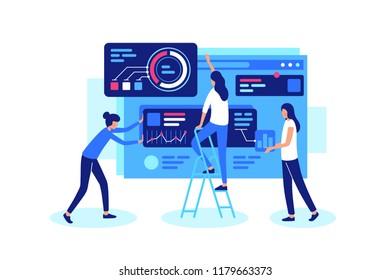 Online teamwork on a common cause in group.