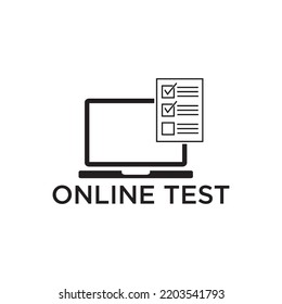 online test icon , knowledge icon