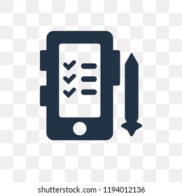 Online test vector icon isolated on transparent background, Online test transparency concept can be used web and mobile