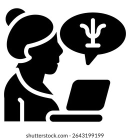 Online Therapy Icon Element For Design