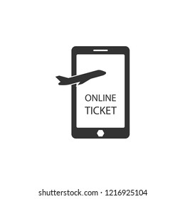 Online tickets icon. Element of airport icon for mobile concept and web apps. Detailed Online tickets icon can be used for web and mobile