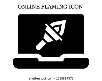 online Torch icon. Editable online Torch icon for web or mobile.