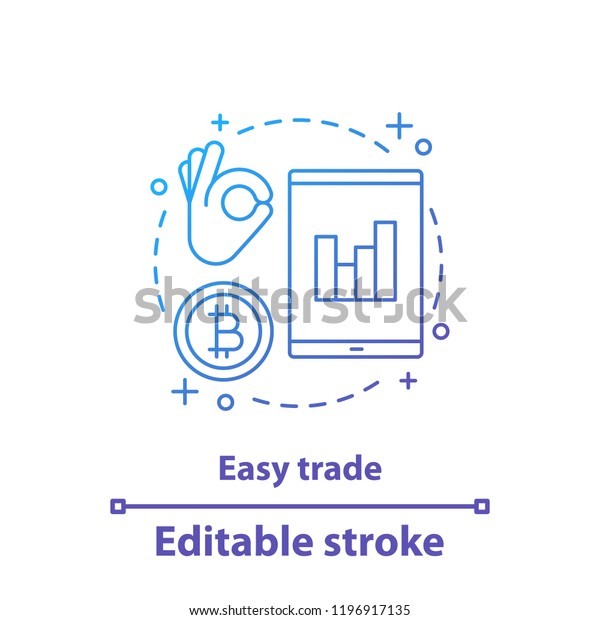 Online Trade Concept Icon Ecommerce Idea Stock Vector Royalty Free - 