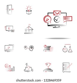 online training and courses icon. Education icons universal set for web and mobile