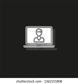 Online Training icon. Simple element illustration. Online Training symbol design from eLearning collection.