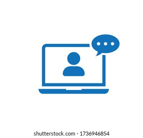 Online Training icon. Simple element illustration. Online Training symbol design from eLearning collection. Can be used in web and mobile.