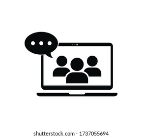 Online Training icon. Simple element illustration. Online Training symbol design from eLearning collection. Can be used in web and mobile.