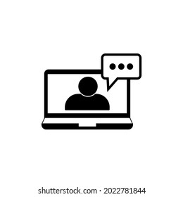 Online Training icon. Simple element illustration. Online Training symbol design from eLearning collection. Can be used in web and mobile.