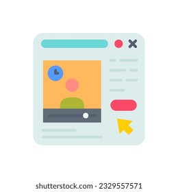 Icono de Formación en línea en vector. Ilustración