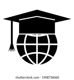 Online training icon vector. Webinar illustration sign. online learning end education symbol.