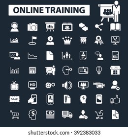online training icons
