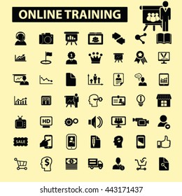 online training icons