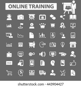 Symbole für Online-Schulungen