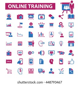 online training icons