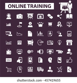 online training icons