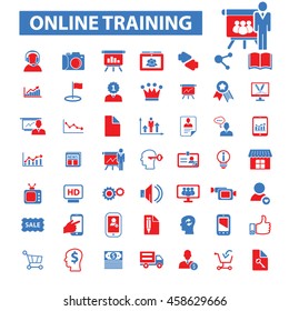 online training icons