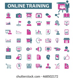online training icons