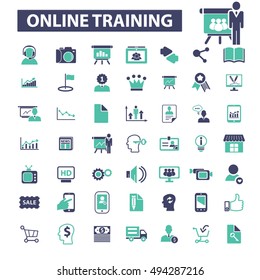 online training icons