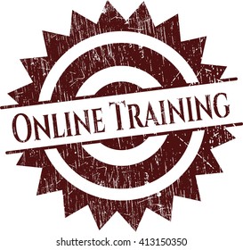 Online Training rubber grunge seal