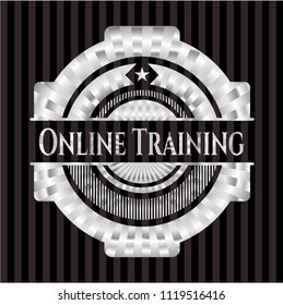 Online Training silver shiny emblem