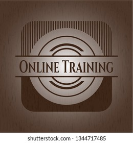 Online Training wood signboards