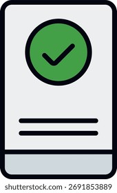 Ilustração de vetor de transação on-line, pagamento digital seguro e conceito de transferência de e-commerce, design fintech. Ícone Linha Preenchida