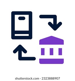 Online Transfere Symbol für Ihr Website-Design, Logo, App, UI.