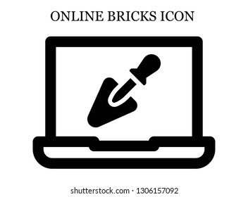 online Trowel icon. Editable online Trowel icon for web or mobile.