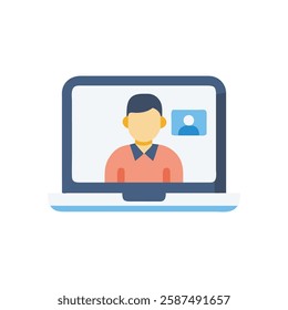 Online Tutor Icon for Learning Assistance