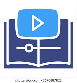 Online Tutorial Icon Element For Design